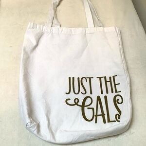 Just the Gals SHOPPING BAG white